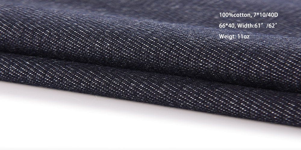 100% cotton denim fabric