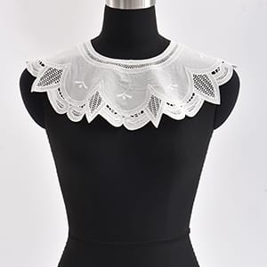 1 Piece Embroidery Organza Lace Collar
