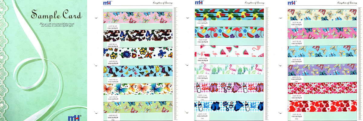 Butterfly Printed Grosgrain Ribbon