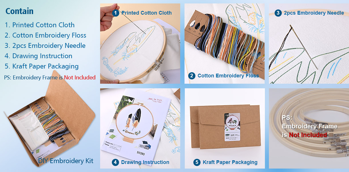 DIY embroidery kit