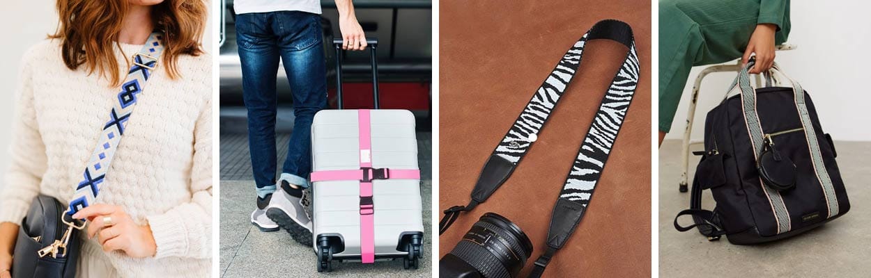 polyester jacquard bag strap application