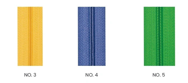 Invisible zippers in #3 and #4 sizes