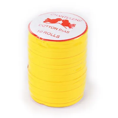 1/2" (12mm) Single Fold Cotton Bias Binding Tape