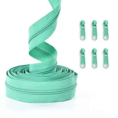 #4 Continuous Nylon Coil Zipper Long Chain Roll
