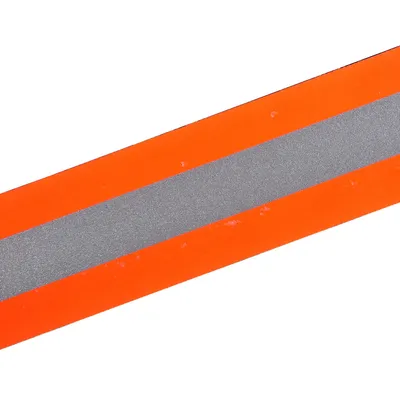 Fire Resistant Reflective Caution Tape with Cotton Backing