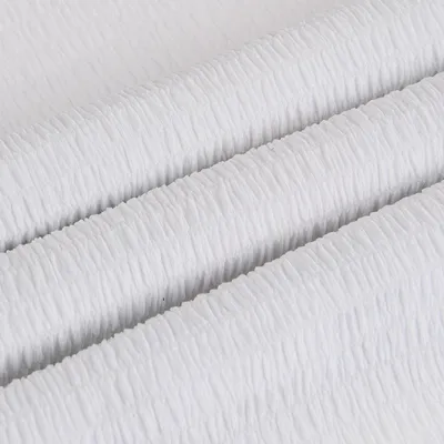 85% Polyester 15% Spandex Crinkle Crepe Knit Fabric