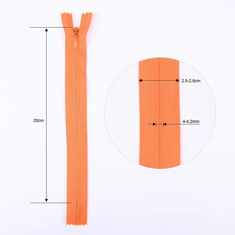 No.3 Invisible Zipper with Fabric Tape