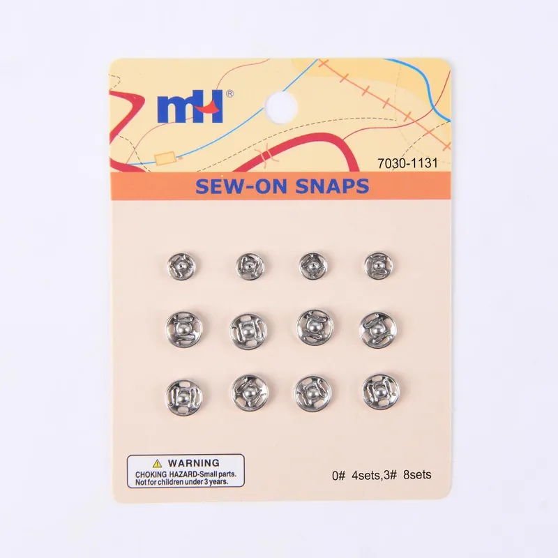 Brass Sew-On Snap Button