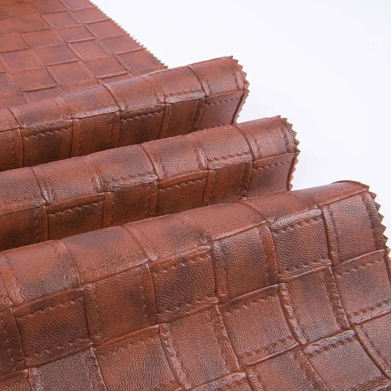 Knit-Backed PVC Artificial Leather for Sofa Upholstery