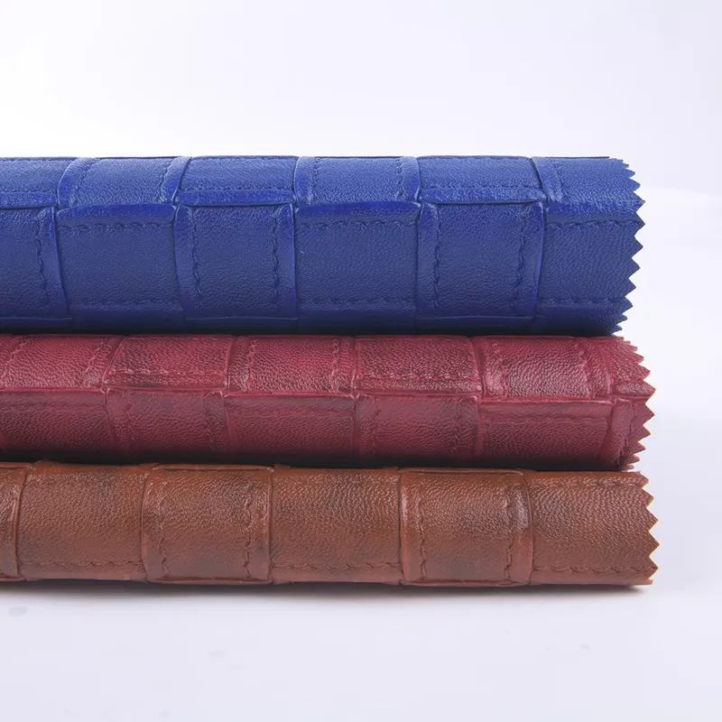 Knit-Backed PVC Artificial Leather for Sofa Upholstery