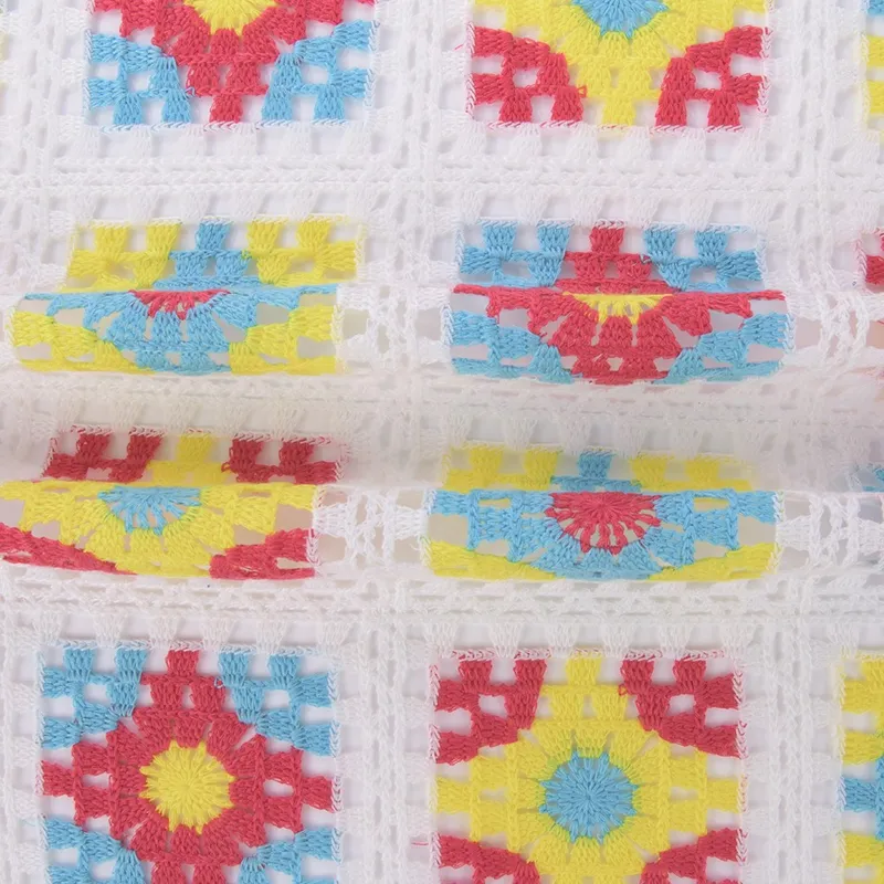 Crochet Guipure Embroidered Lace Fabric