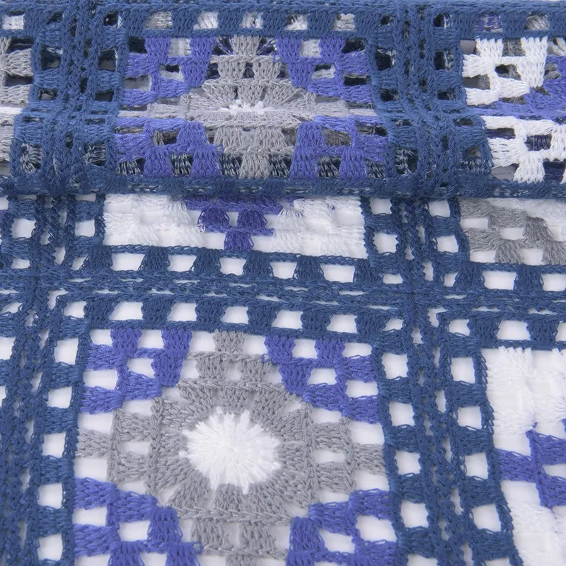 Crochet Guipure Embroidered Lace Fabric