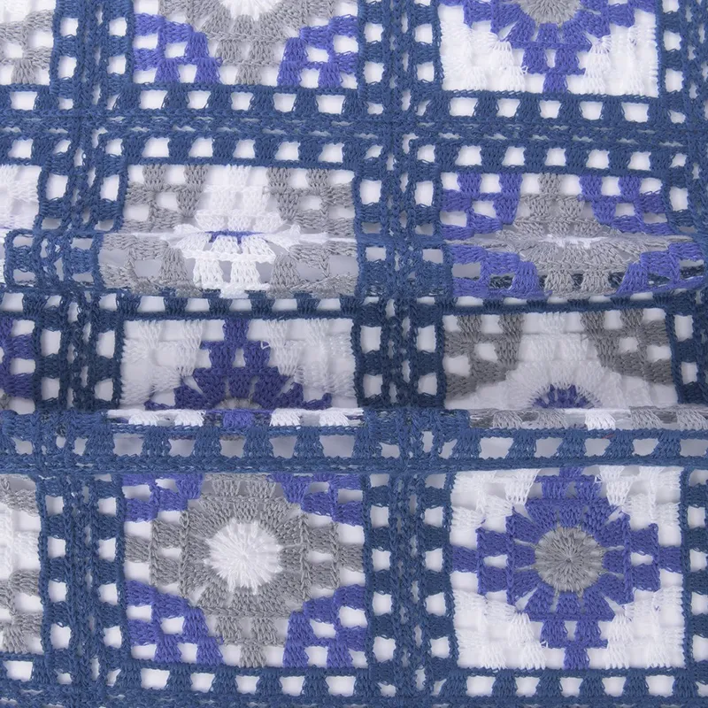 Crochet Guipure Embroidered Lace Fabric