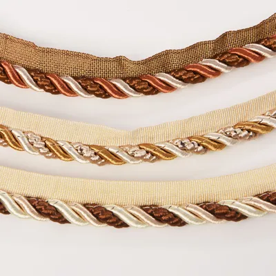 12mm 3-Ply Braided Lip Piping Cord Polyester