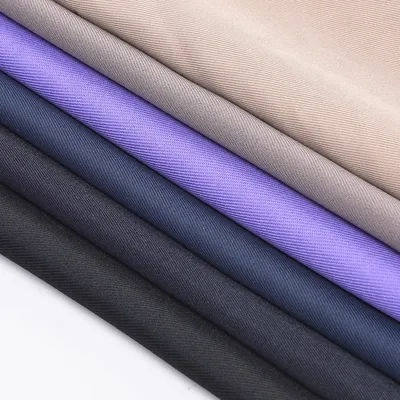 100% Polyester Gabardine Twill Fabric for Uniforms
