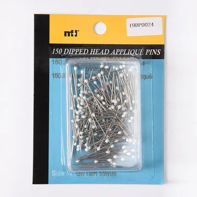 Dipped-Head Applique Pins, 19mm