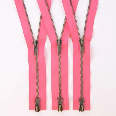 #5 Two-Way Open End Brass Zipper