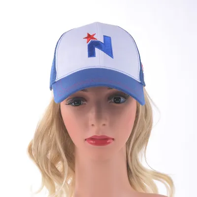 Trucker Mesh Cap with Star Emblem