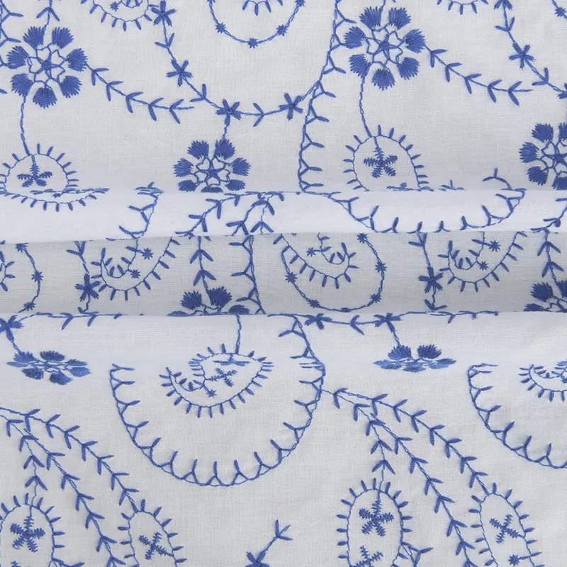 Broderie Anglaise Eyelet Embroidered Cotton Lace Fabric