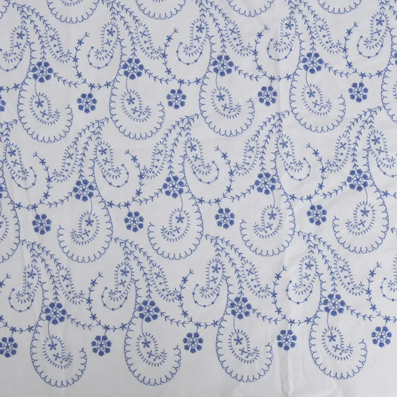 Broderie Anglaise Eyelet Embroidered Cotton Lace Fabric