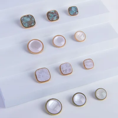 Metal Pearl Fashion Buttons