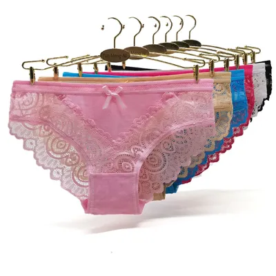 Cotton Lace Frill Panties with Full Coverage