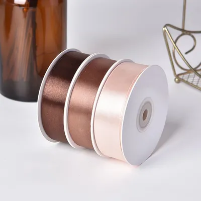 25mm Double Faced Shiny Satin Ribbon