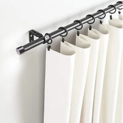 Matte Black Curtain Rods