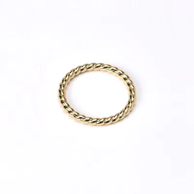Gold Metal Ring Buckle