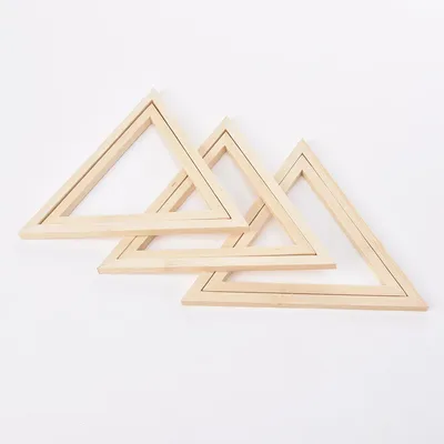 Triangle Bamboo Embroidery Frame Hoop