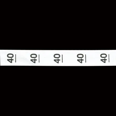 Custom Printed Polyester Garment Label 14x10mm