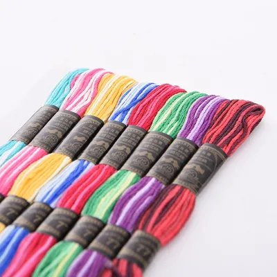 100% Cotton Rainbow Embroidery Floss 8m*8 Skeins