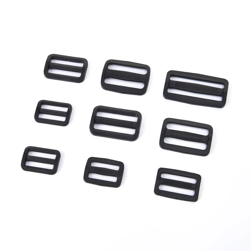 Plastic Tri-Glide Slide Buckle Webbing Strap Adjuster