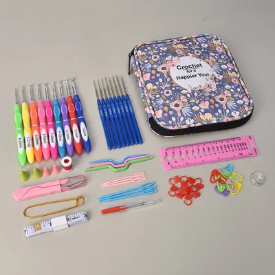 57 pcs Crochet Hook Kit in Storage Case