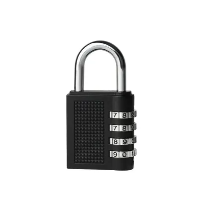 4-Digit Combination Zinc Alloy Padlock for Luggage