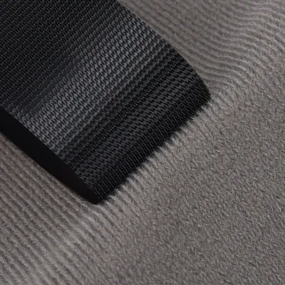 Grey Nylon Velcro Loop Fabric, 220 GSM