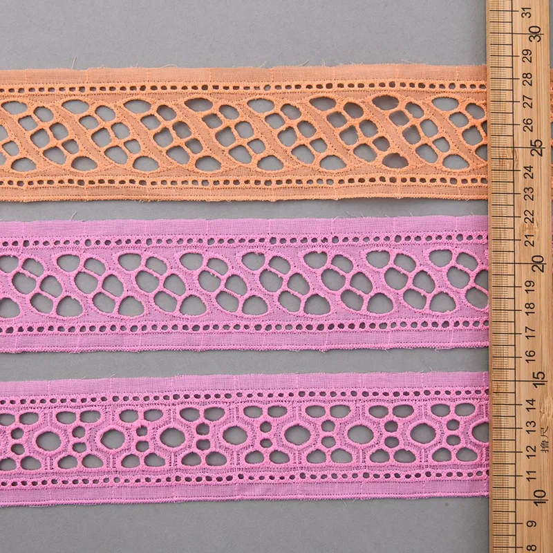 Floral Cotton Embroidery Lace Trim