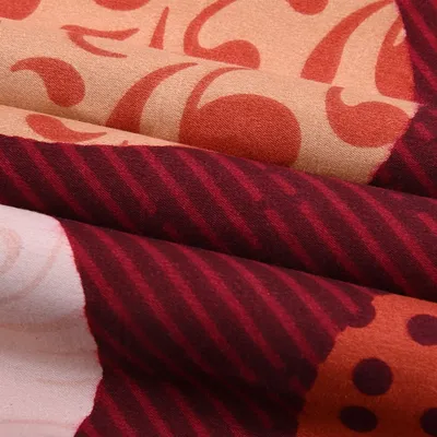 Printed 100% Polyester Brushed Fabric Bed Sheet Material