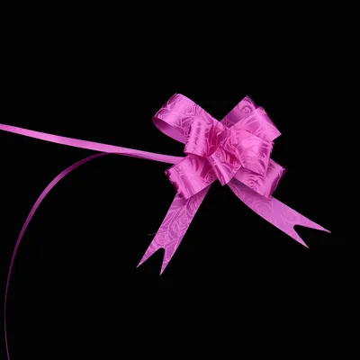 18mm x 340mm Heart Printed Pull Bow Paper Ribbon