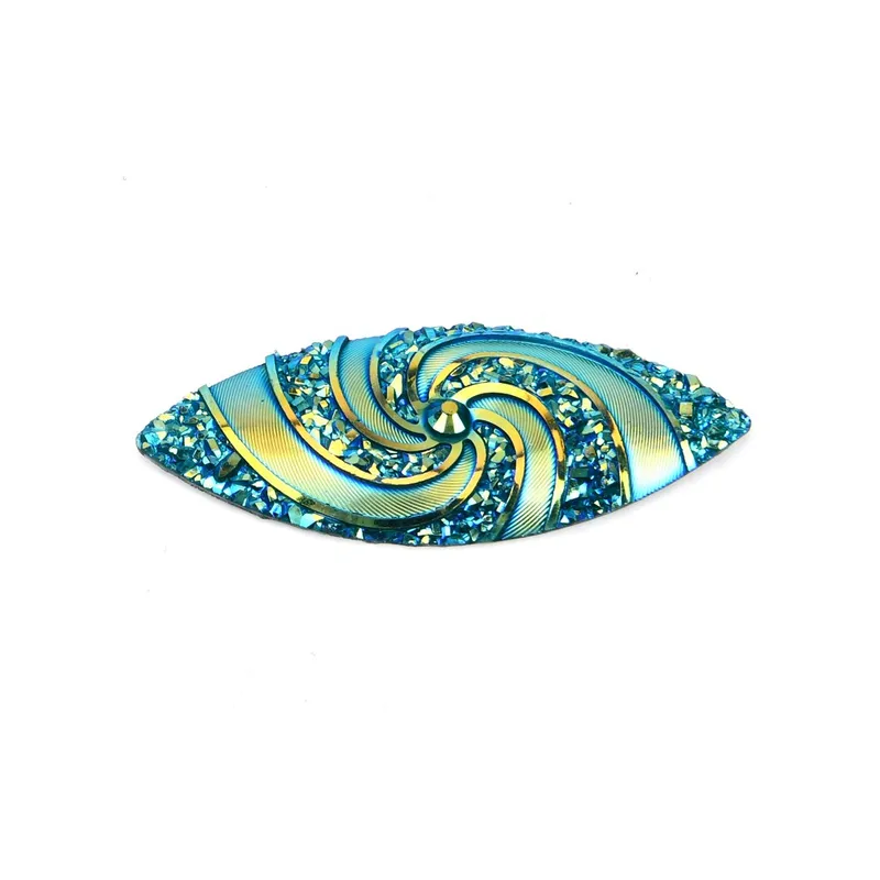 Crystal AB Horse Eye Resin Rhinestones
