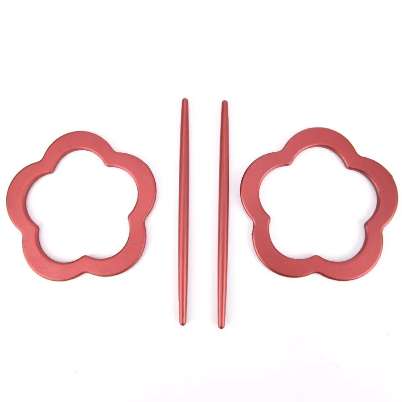 Flower Design Plastic Curtain Brooch Clip