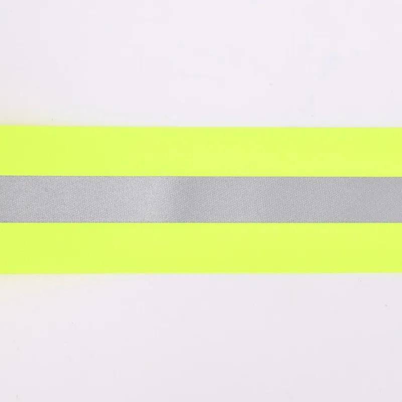 5cm Silver Sew-On Oxford Reflective Fabric Tape