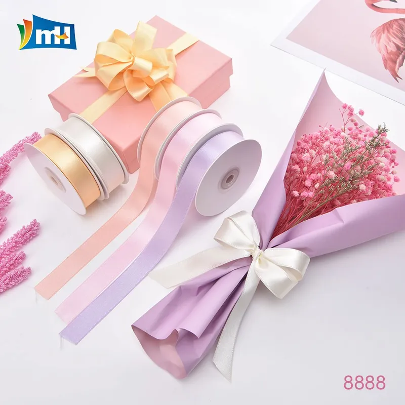Wired Edge Polyester Taffeta Ribbon