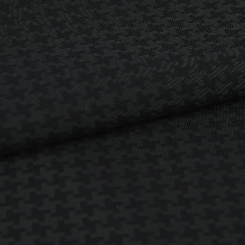75D T400 Nylon Houndstooth Jacquard Fabric
