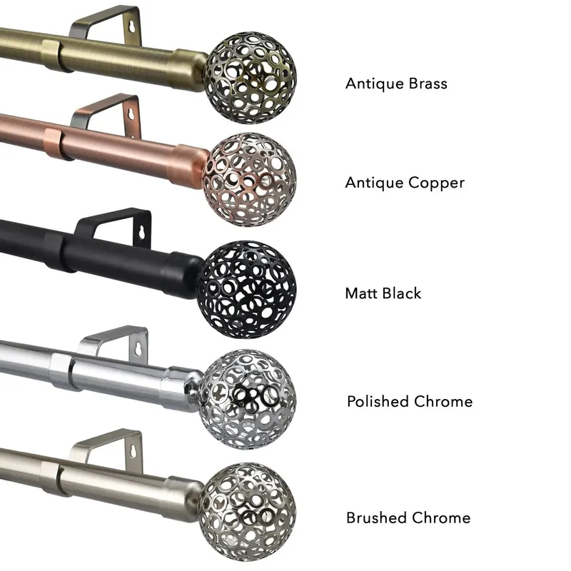 28mm Hollow Ball Metal Curtain Rod Finial