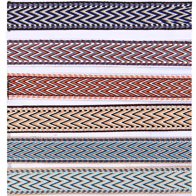 38mm Jacquard Polyester Webbing for Bag Handles