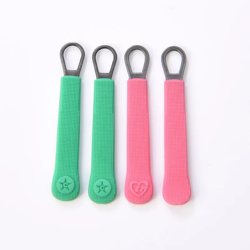 Custom Long Rubber Zipper Puller
