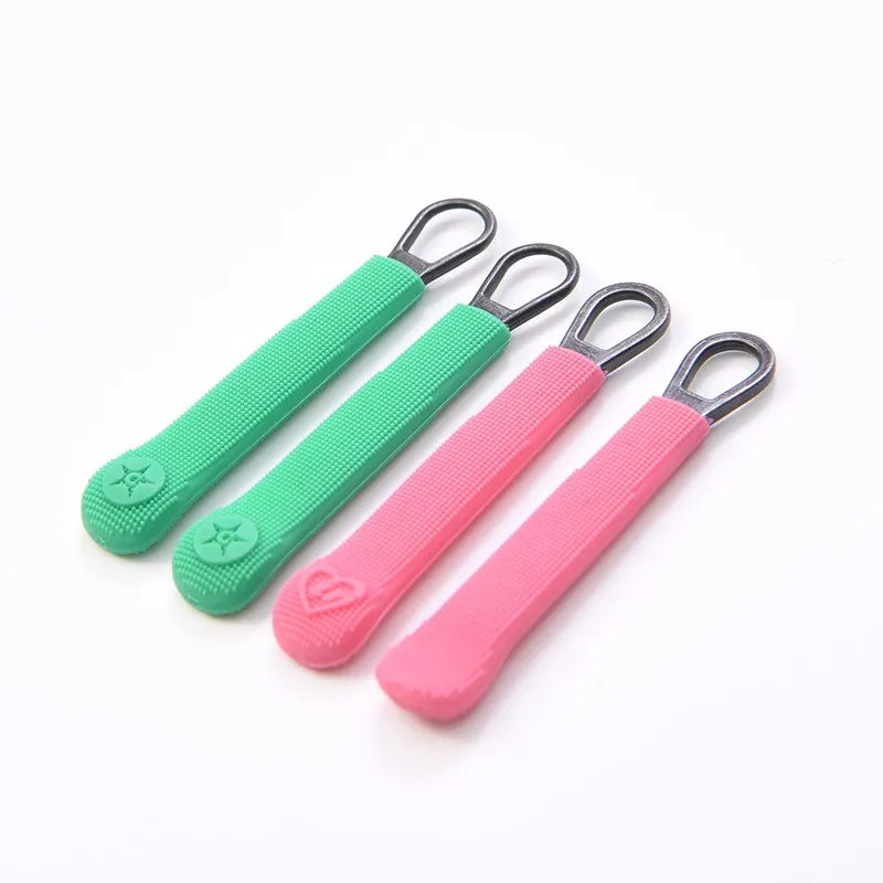 Custom Long Rubber Zipper Puller