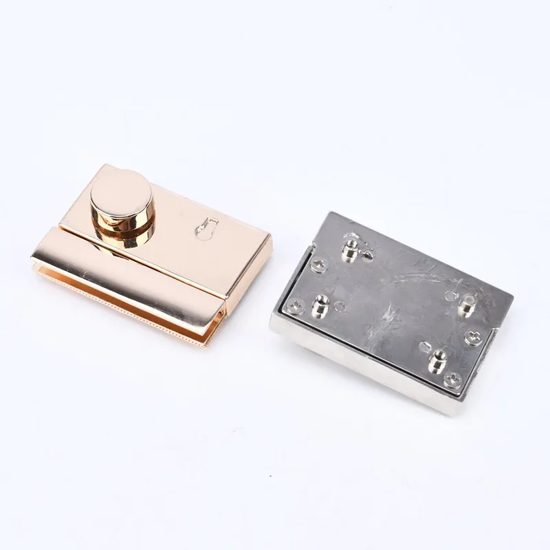 Rectangle Press Lock Clasp Purse Closure