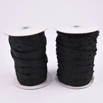 25x25mm Square Plastic Snap Button Tape